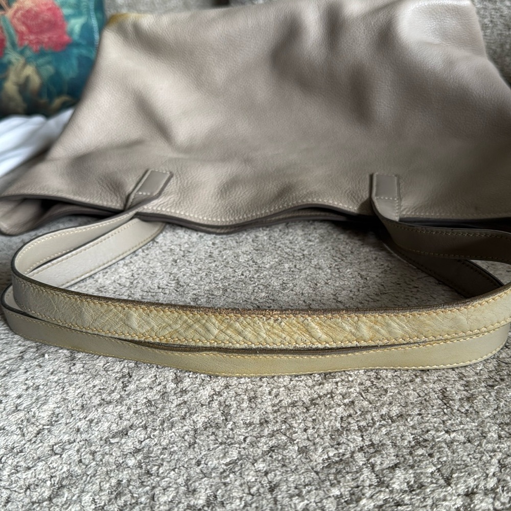 PRADA MILANO Logo Shoulder Hand Tote Bag Leather - Picture 15 of 17